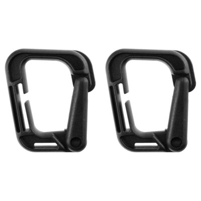 CAR-08 Karabinerhaken Black – 2 Stk.