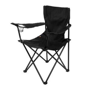 Krzesło turystyczne składane - Black
