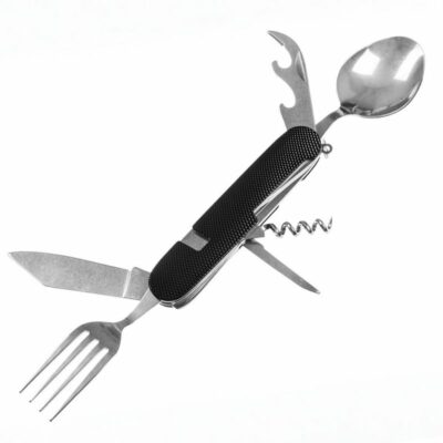 Camping Steel Campingbesteck – Black