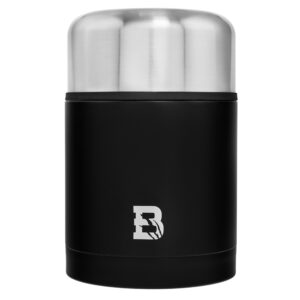 Food Jar Hot Pot Food Thermos 600 ml - Black