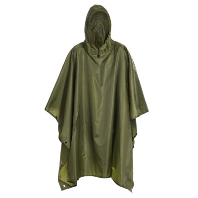 Ponczo Rain Rip-Stop – Olive